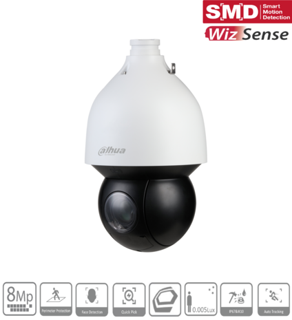 8MP Wizsense Dahua SD5A825GA-HNR Speed Dome 